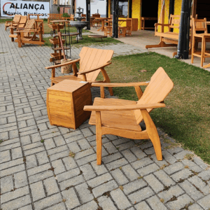 Poltrona Confort peroba
