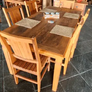 Mesa mineira tampo em peroba 160x90
